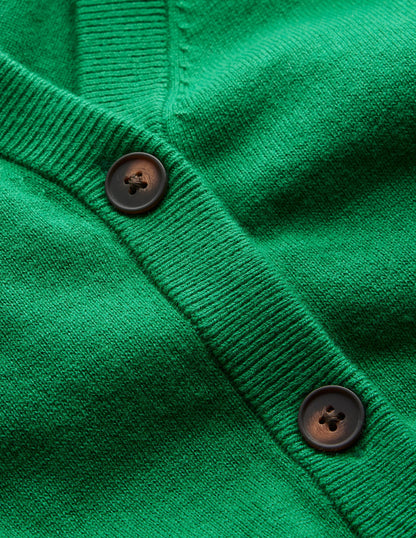 Annie Cardigan-Rich Emerald Green