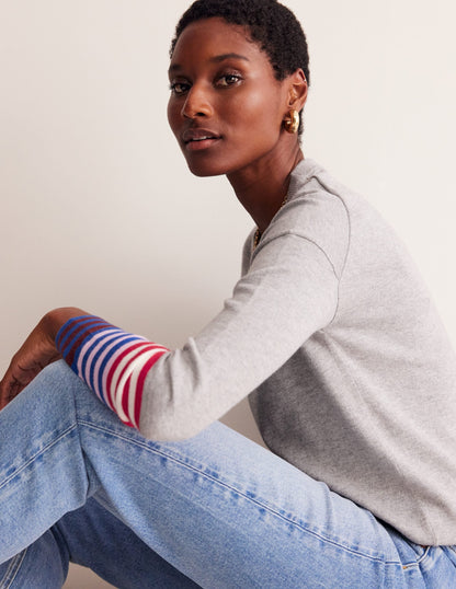 Annie Sweater-Grey Melange