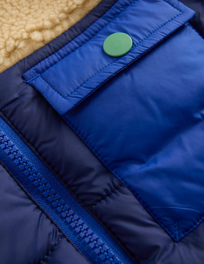 2-in-1 Borg Jacket-Winter Moss Mix