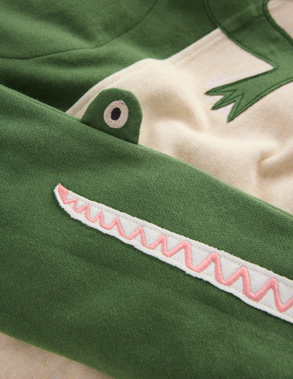 3D Animal Sweatshirt-Croc