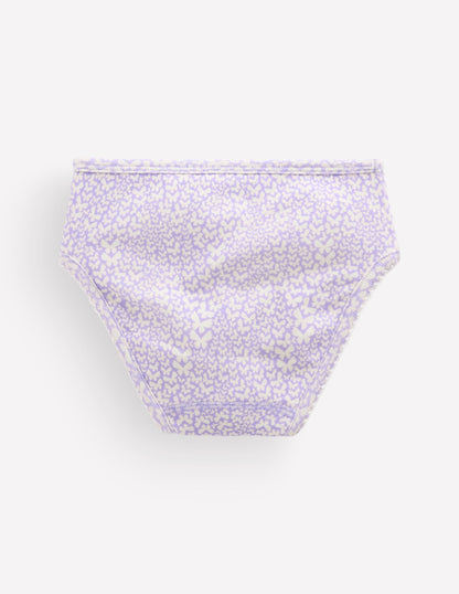 7-Pack Underwear-Purple Butterflies