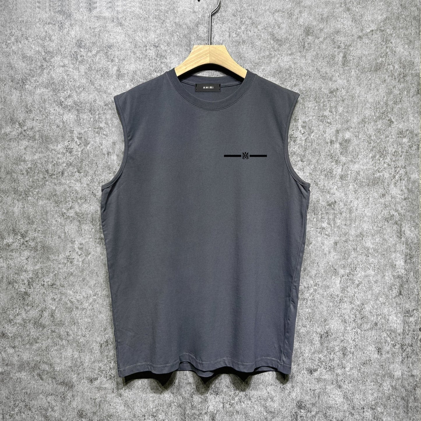 Amiri tank top small letter horizontal strip printing