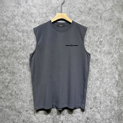 Amiri tank top small letter horizontal strip printing