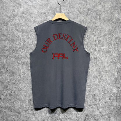 Amiri tank top oil painting girl printing