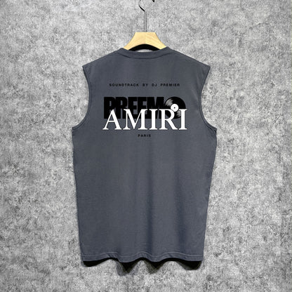 Amiri tank top six-pointed star printing