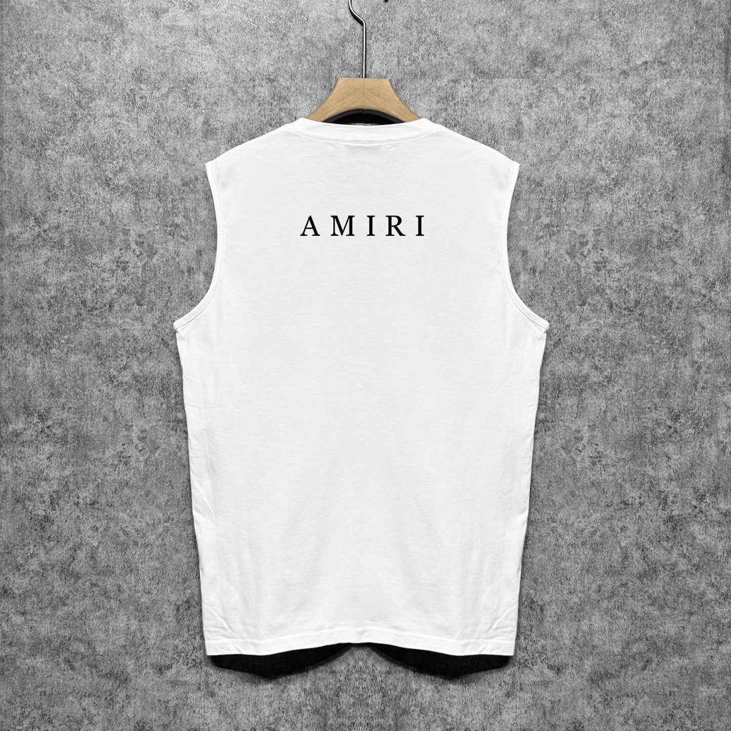 Amiri tank top small letter horizontal strip printing