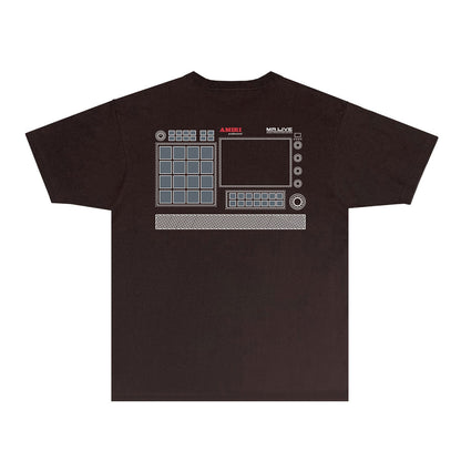 Amiri T Shirts Printed Trendy Pure Cotton