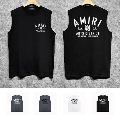 Amiri tank top los angeles california printing
