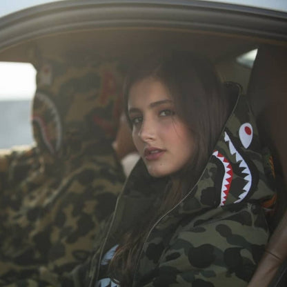 Bathing Ape Hoodie Joint Shark Sweater Hooded Zip Jacket