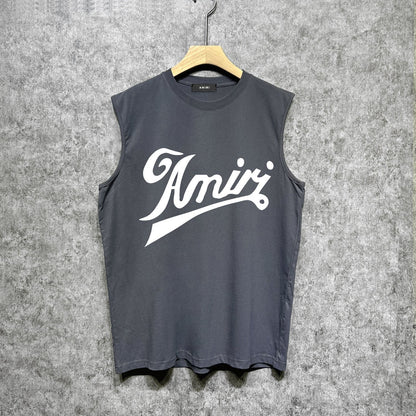 Amiri tank top with flowing letter print