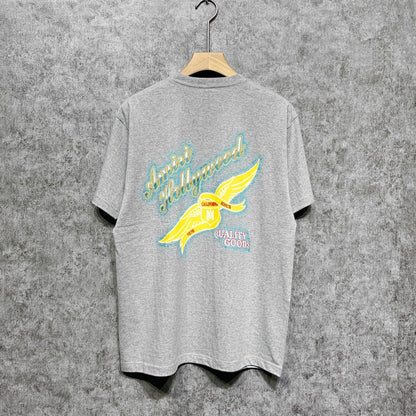 Amiri t shirts star point wings printing short sleeve