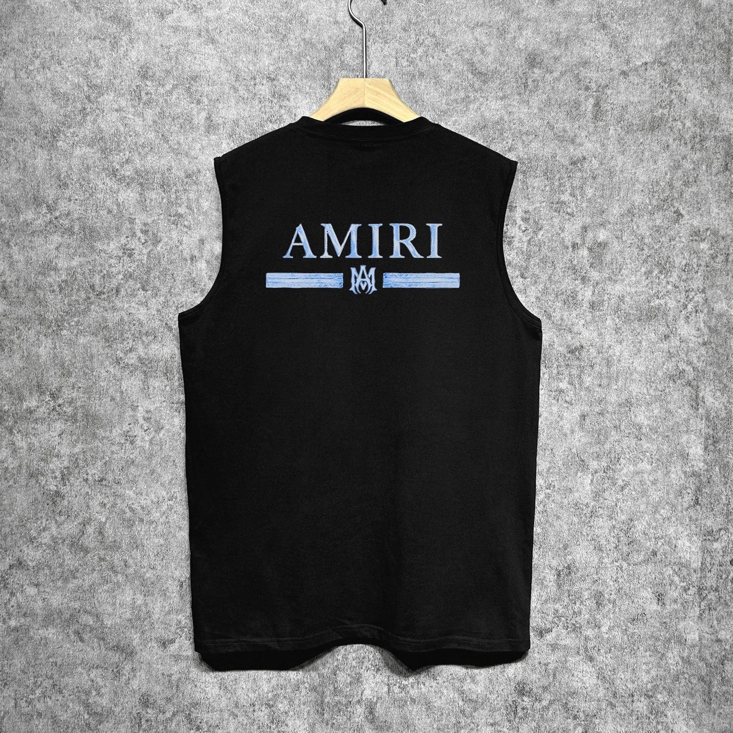 Amiri tank top with crayon horizontal stripes printing