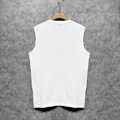Amiri tank top bone fracture tiger print