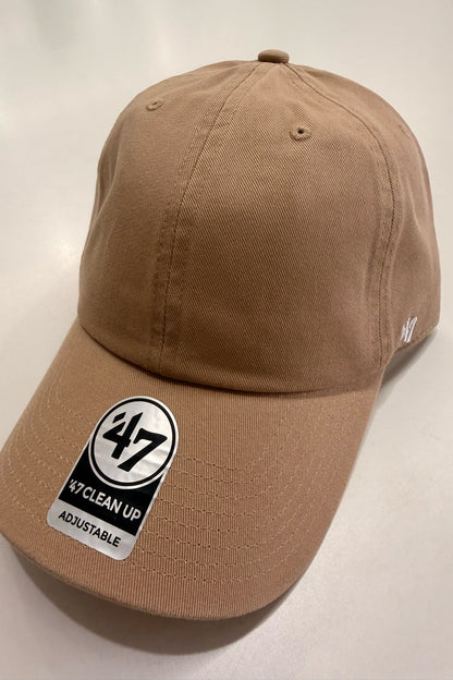 47' Blank Clean Up Cap Khaki