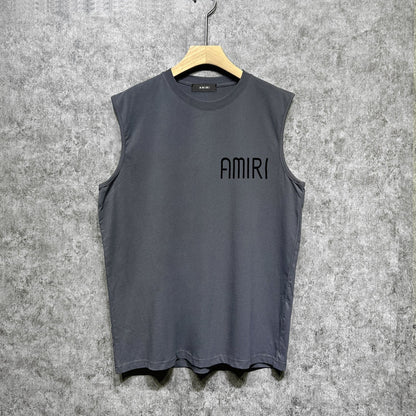 Amiri tank top mottled spider print