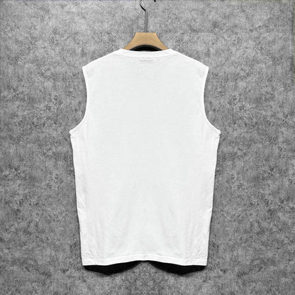 Amiri tank top cashew flower overlapping letterprinting