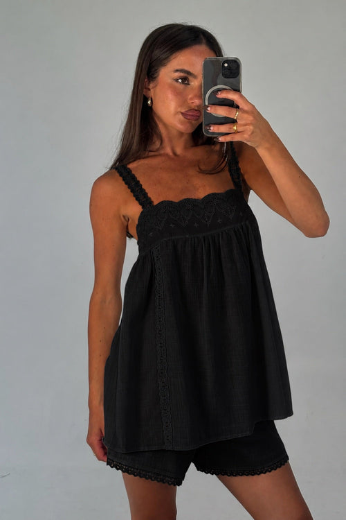 Alora Lace Set Black