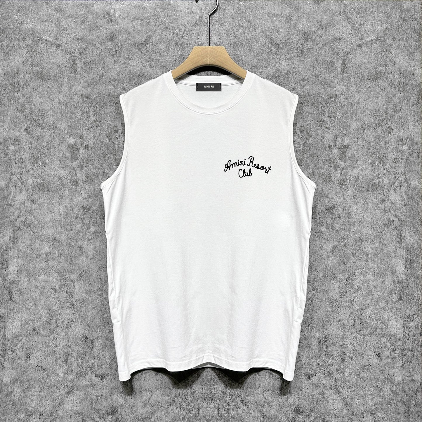 Amiri tank top sketch country printing