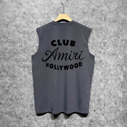 Amiri tank top hollywood club printing