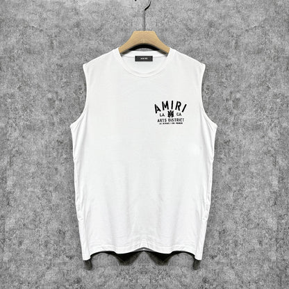 Amiri tank top los angeles california printing