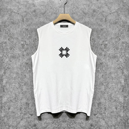 Amiri tank top with small simple letter print