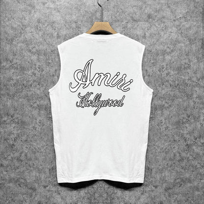 Amiri tank top letter padded printing