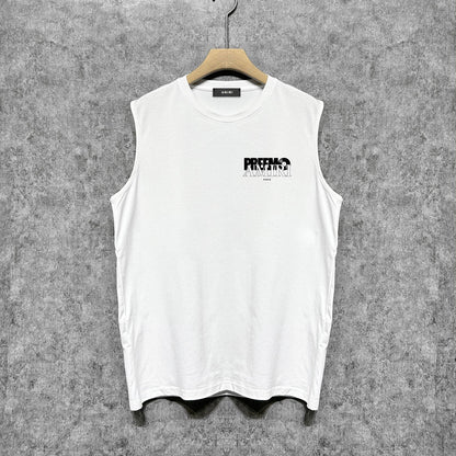 Amiri tank top six-pointed star printing