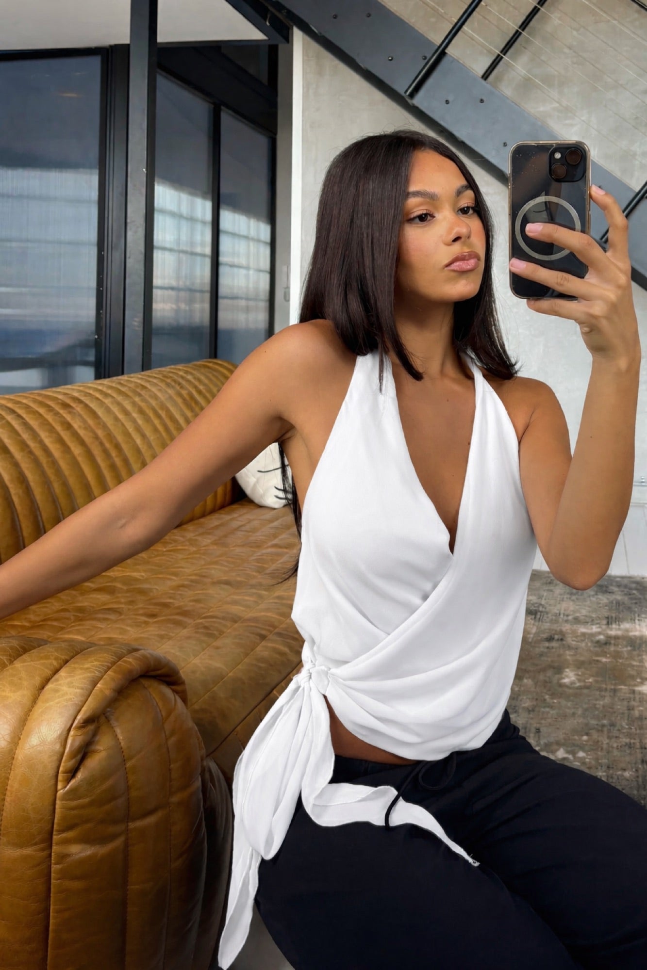 Cherri Top White