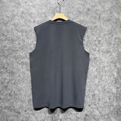Amiri tank top bevel cut letterprinting