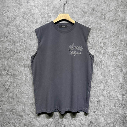 Amiri tank top letter padded printing