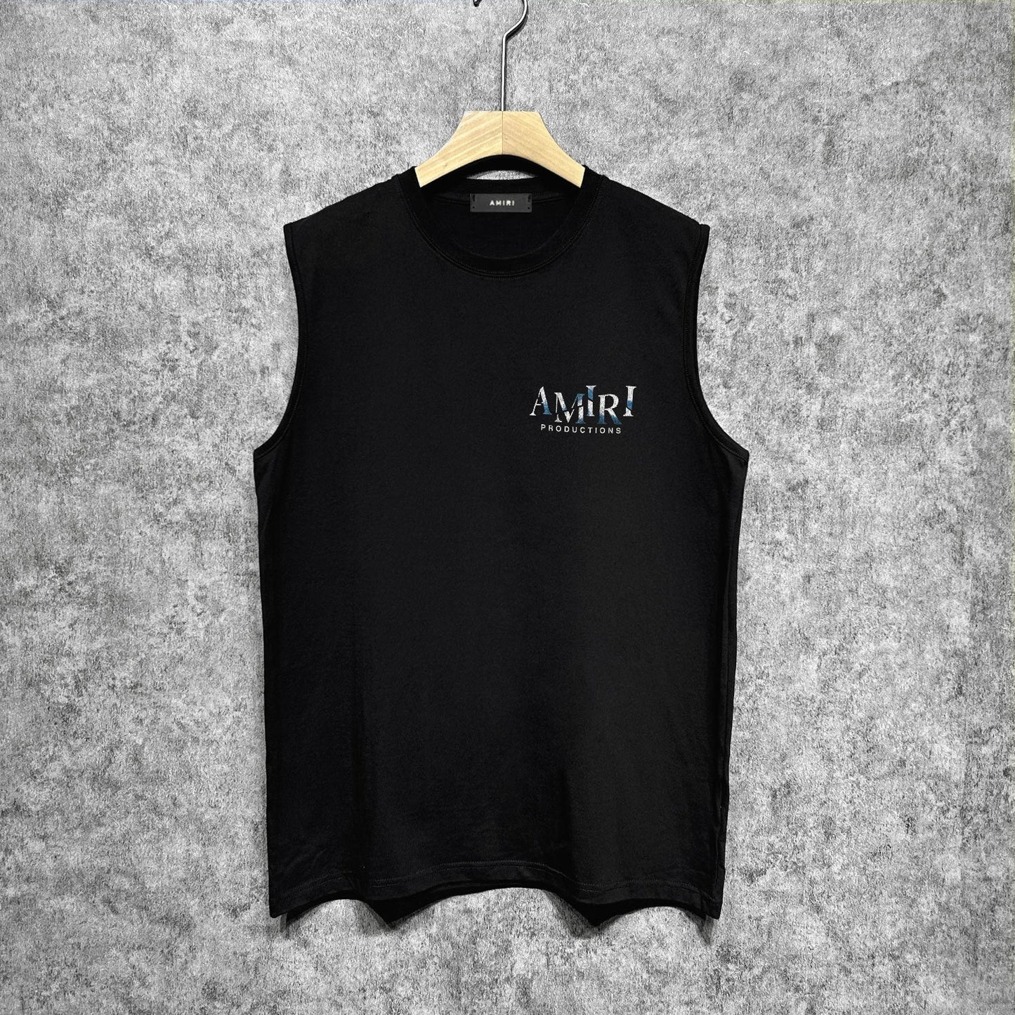 Amiri tank top double-sided rose printing