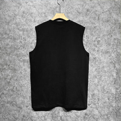 Amiri tank top skull puppet printing