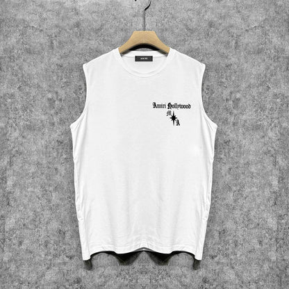 Amiri tank top sanskrit printing