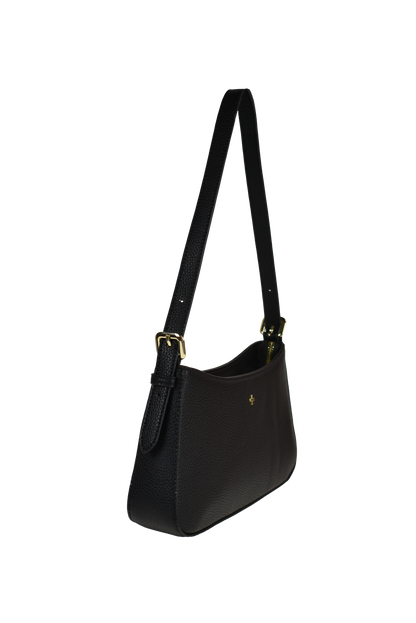 Lilu Shoulder Bag Black Pebble