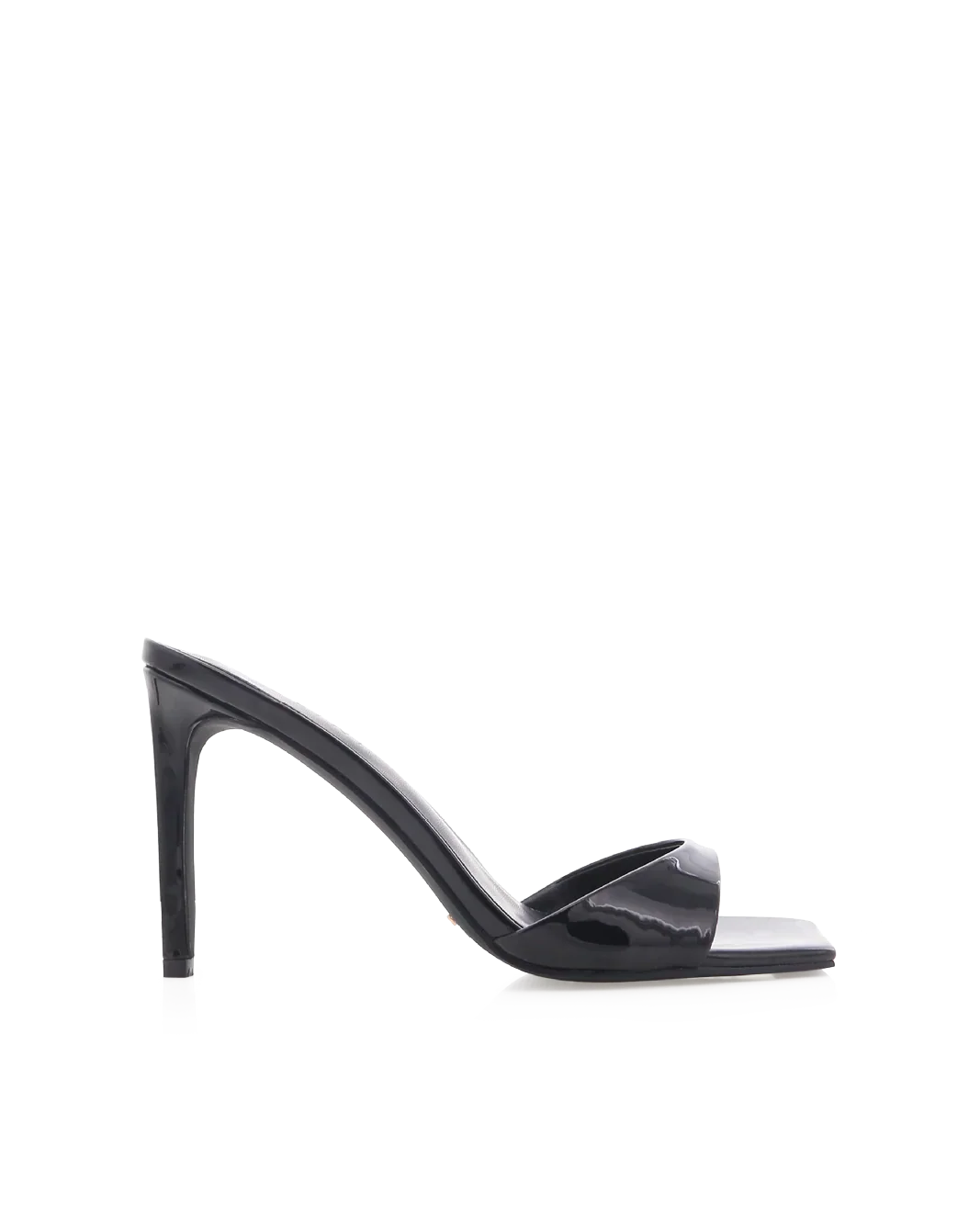 Esmeralda Heel Black Patent