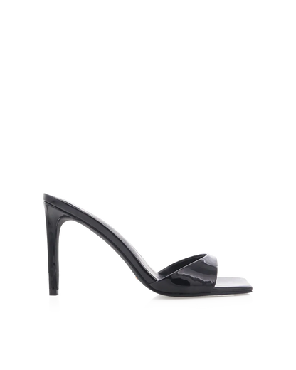 Esmeralda Heel Black Patent