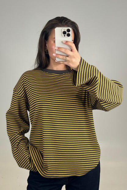 Georgie Long Sleeve Yellow - FINAL SALE