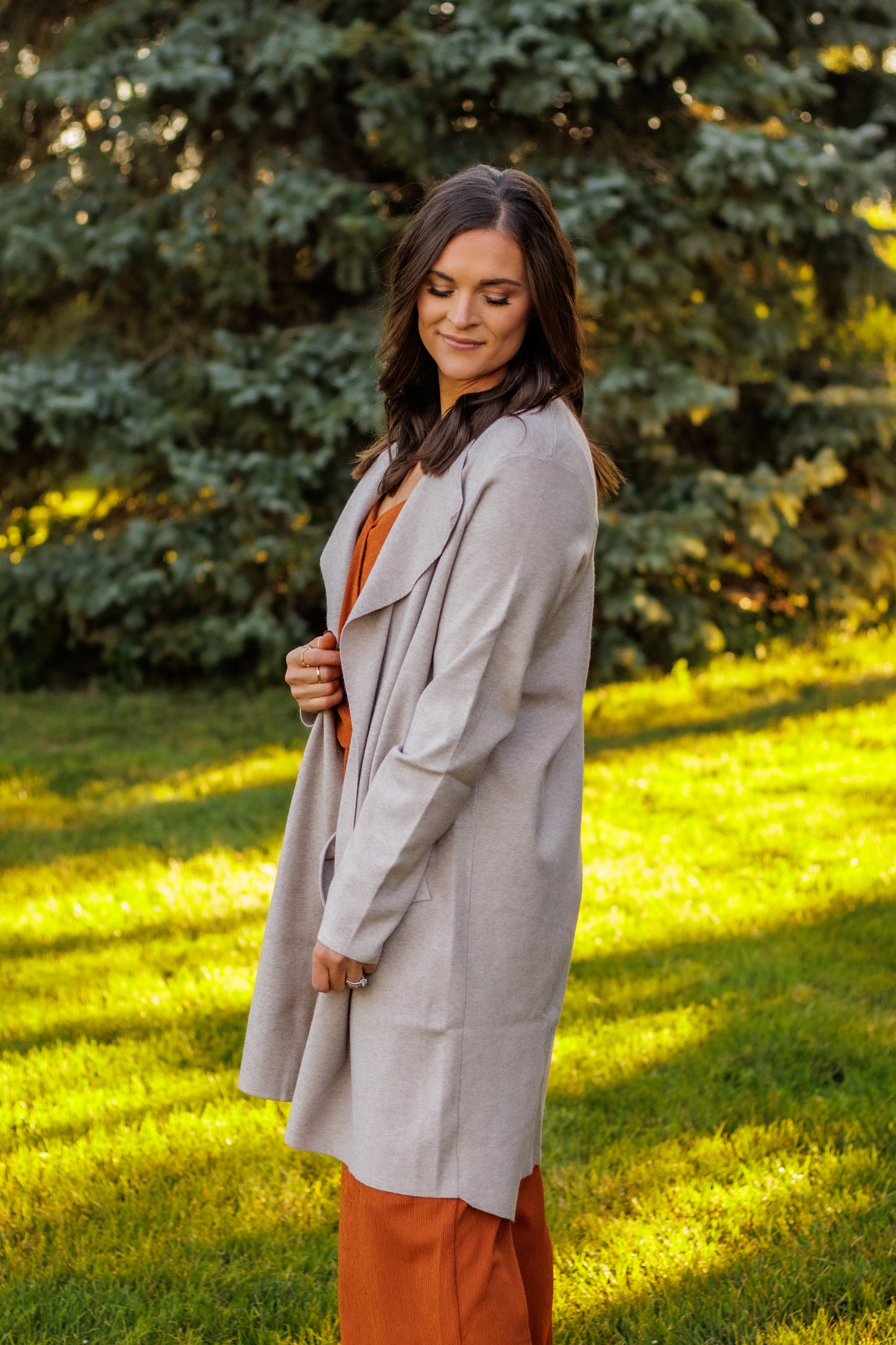 (SALE) Catch Me If I Fall Cardigan (Oatmeal)