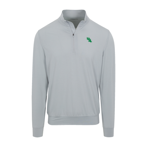 North Texas Velocity Performance Quarter Zip Light Grey