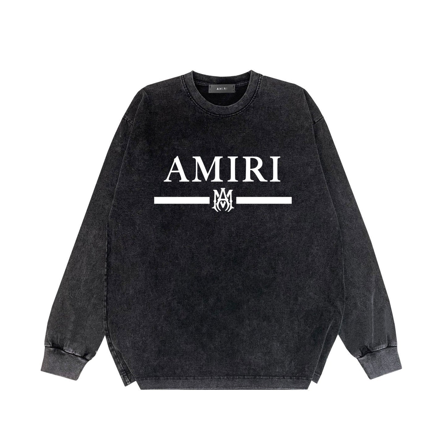 Amiri Long-Sleeve Shirt Vintage Washed and Worn Vintage Long Sleeve T-shirt