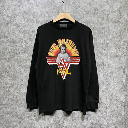 Amiri Long Sleeve Shirt Long Sleeve Long-Sleeved T-Shirt Blouse