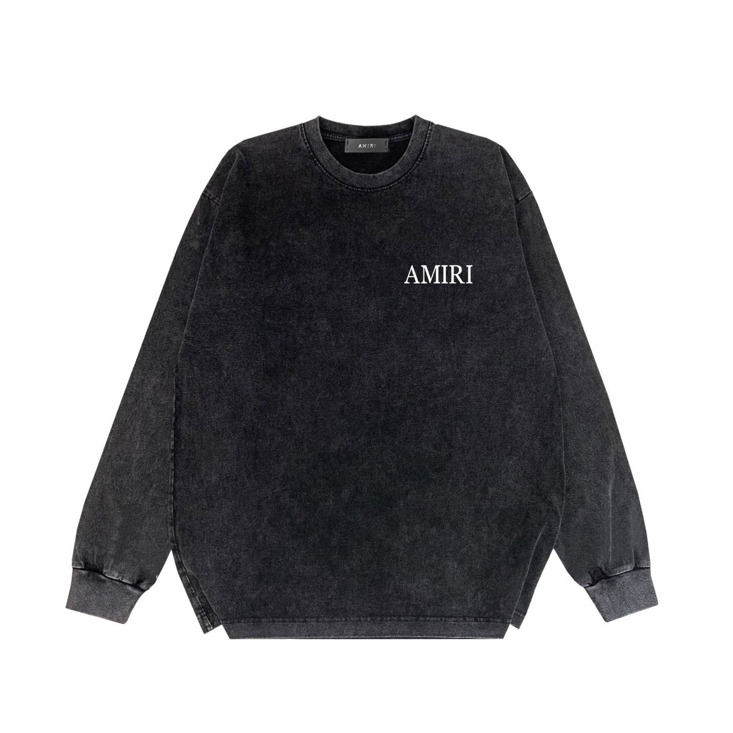 Amiri Long-Sleeve Shirt Little Angel Pattern Vintage Long Sleeve T-shirt