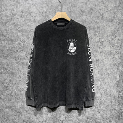 Amiri Long-Sleeve Shirt Vintage Long Sleeve T-shirt
