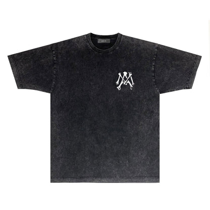 Amiri T-Shirt Distressed Retro Short Sleeve T-shirt