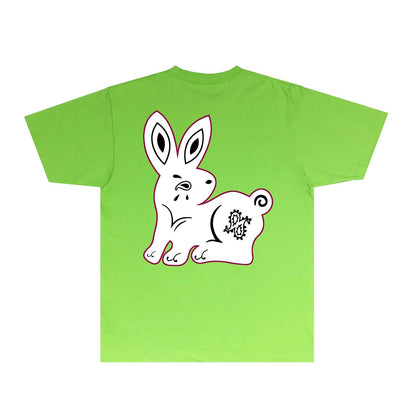 Amiri T-Shirt Rabbit Printed Short Sleeve T-shirt