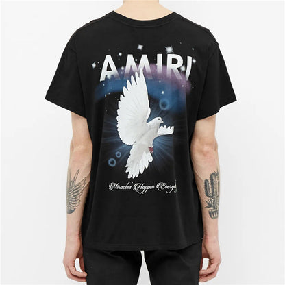 Amiri T Shirt Letter Print Loose