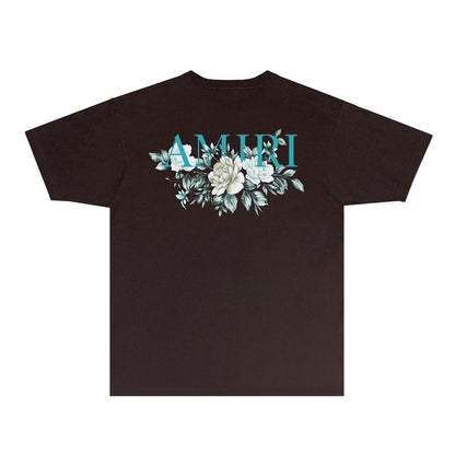 Amiri T Shirts Fashion Brand T Shirt Short Sleeve T-shirt Blouse