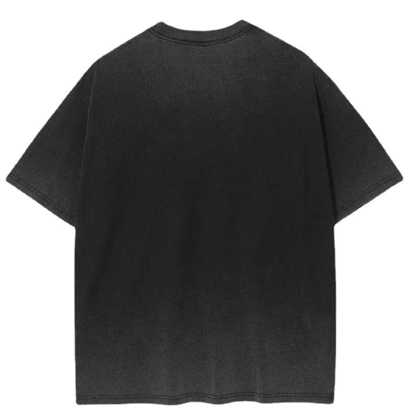 20242024 Hip Hop Streetwear Men T-Shirt Oversized Green Grap