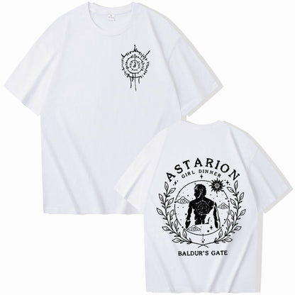 Astarion Girl Dinner T-Shirt Baldurs Gate 3 Shirt Astarion