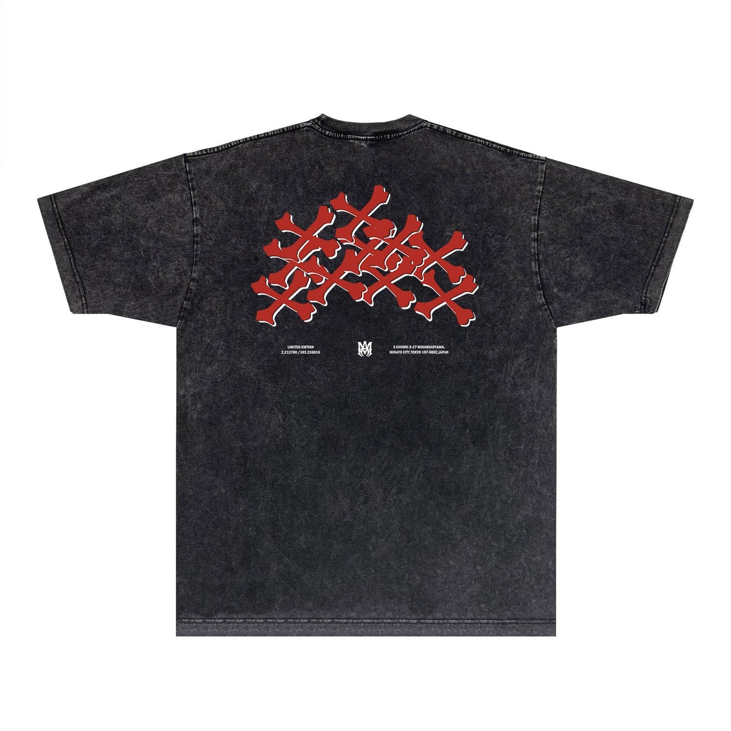 Amiri T Shirts Washed and Worn Retro Short Sleeve T-shirt